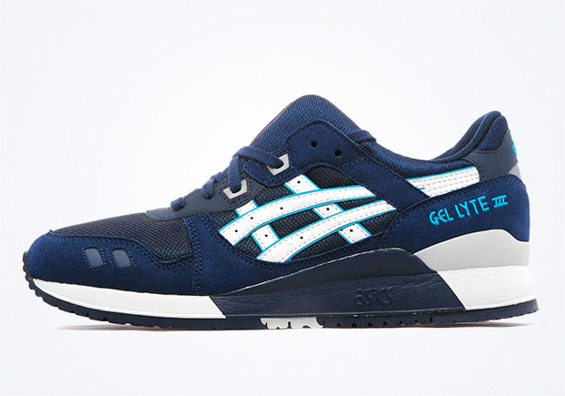 Asics Gel Lyte III - Navy - Light Blue