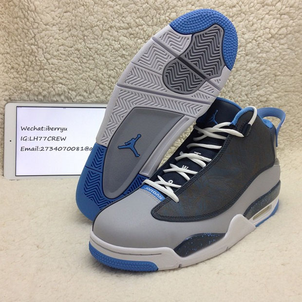 Jordan Dub Zero Retro Grey Black Blue 03