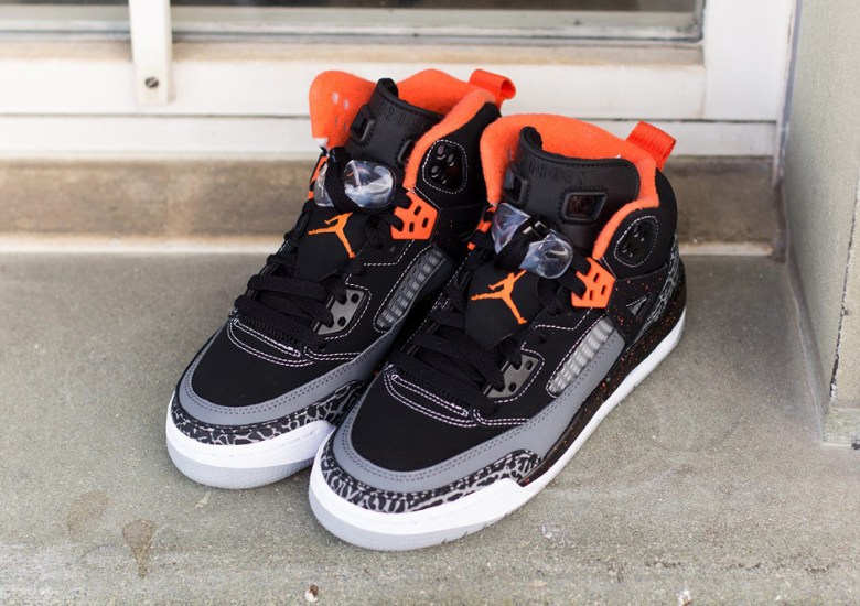 Jordan Spiz’ike GS – Black – Electric Orange – Grey