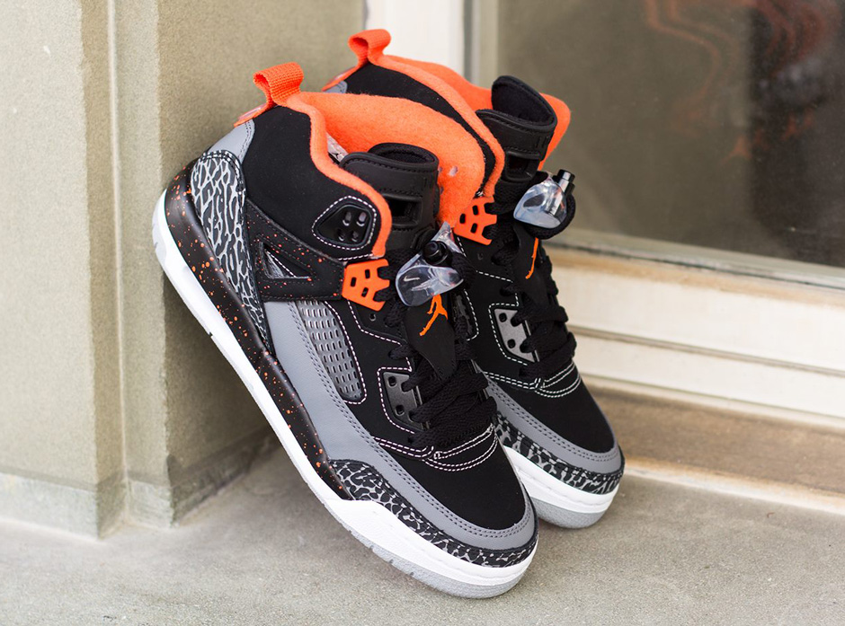 Jordan Spizike Gs Black Electric Orange Wolf Grey 03