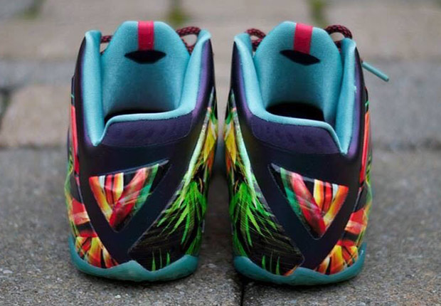 Lebron 11 Everglades Teal Sample 4