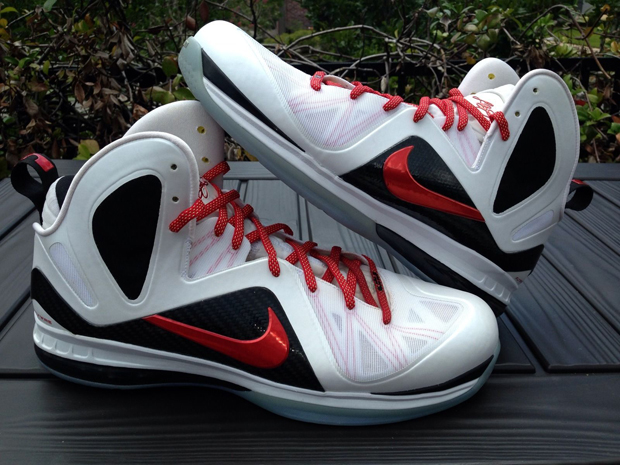 Lebron 9 Elite Home Red Swoosh Pe 2