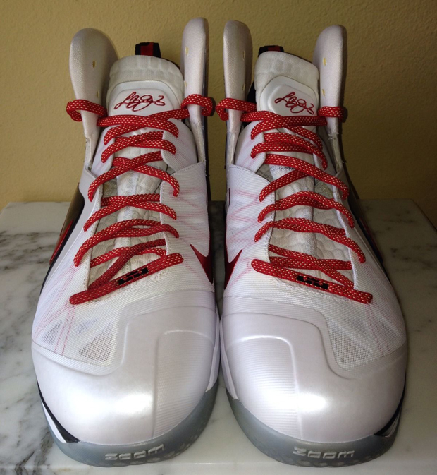 Lebron 9 Elite Home Red Swoosh Pe 6