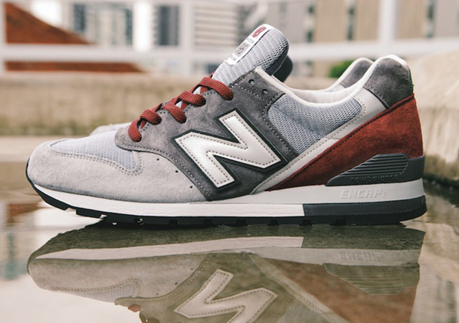 New Balance 996 Made In Usa Grey Red 01