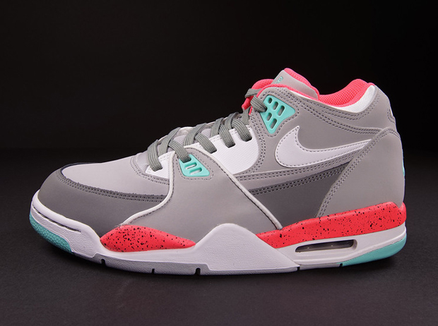 Nike Air Flight 89 Wolf Grey Cool Grey Hyper Turquoise Hyper Punch 02