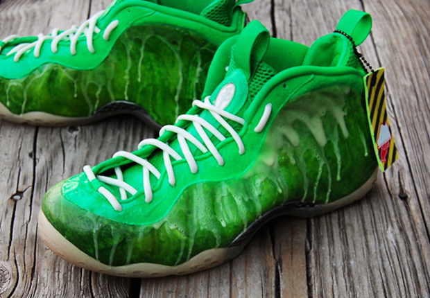 Nike Air Foamposite One "I've Been Slimed" Customs by GourmetKickz