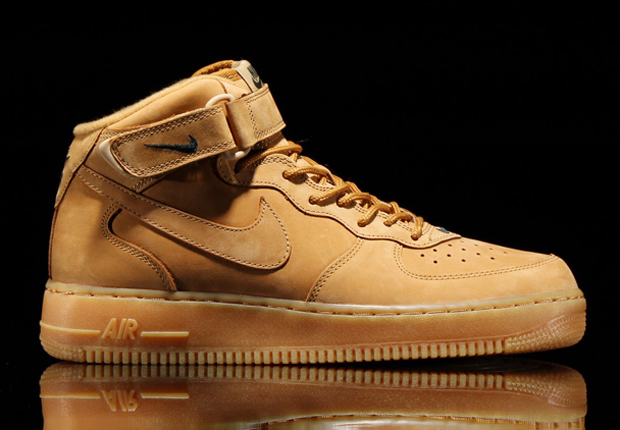 Nike Air Force 1 Mid Wheat Release Date 01