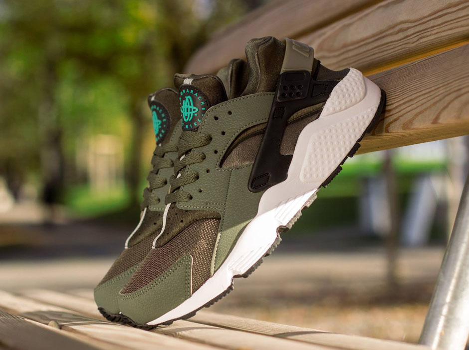 Nike Air Huarache Iron Green 03