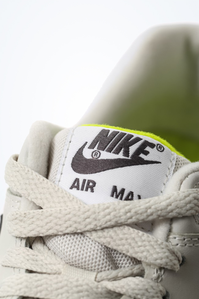 Nike Air Max 1 Leather White Anthracite Light Brown Volt 06