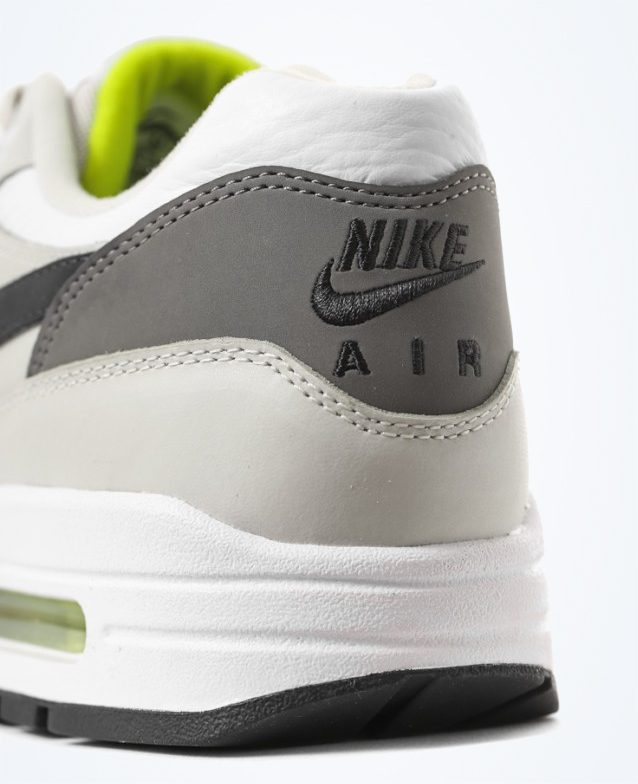 Nike Air Max 1 Leather White Anthracite Light Brown Volt 07