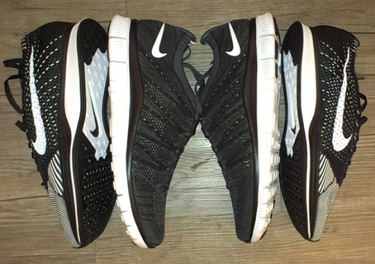 Nike Flyknit Free Trainer 3.0 – Black – White