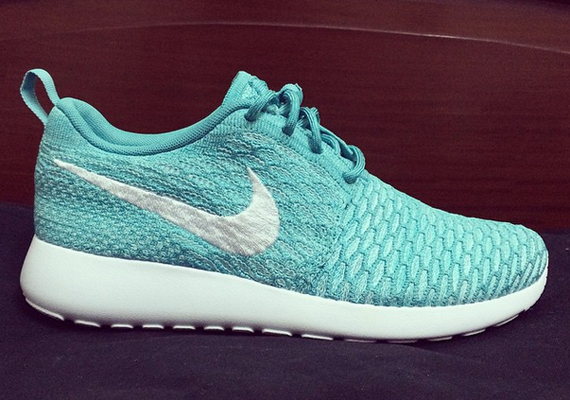 Nike Flyknit Roshe Run Aqua