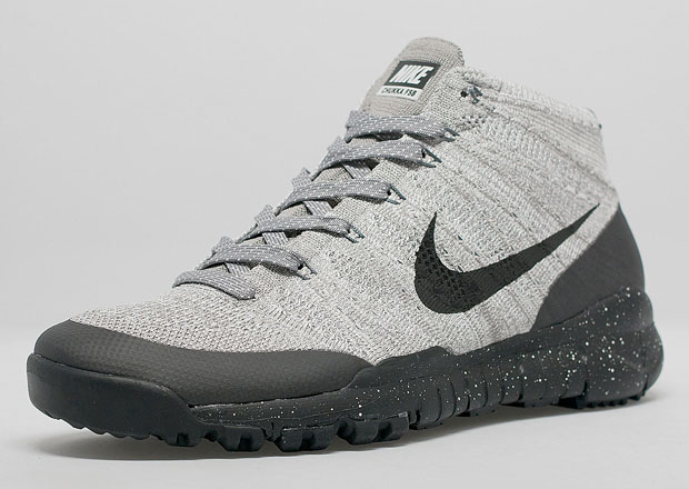 Nike Flyknit Trainer Chukka FSB – Light Charcoal – Black – Dark Grey