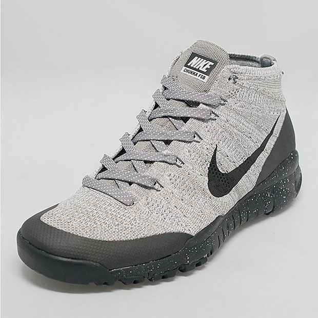 Nike Flyknit Trainer Chukka Fsb Light Charcoal Black Grey 02