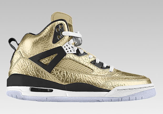 Nike Id Liquiid Metal Elephant Print Jordan Spizike 02