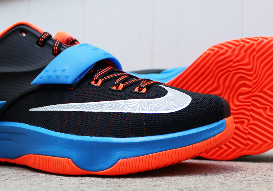 Nike Kd 7 Black Photo Blue Hyper Crimson Metallic Silver 6