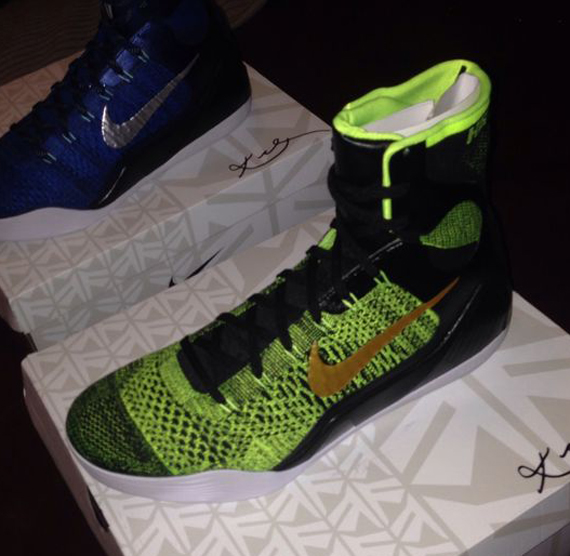 Nike Kobe 9 Elite Black Volt Anthracite Gold 2