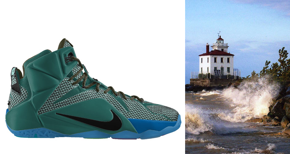 Nike Lebron 12 Id Headlands Lighthouse