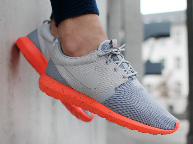 Nike Roshe Run NM - Grey - Orange