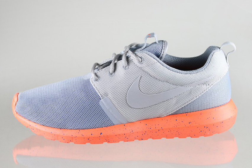 Nike Roshe Run Nm Grey Orange 02