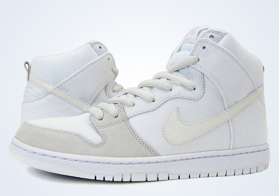 Nike SB Dunk High - White - Metallic Summit