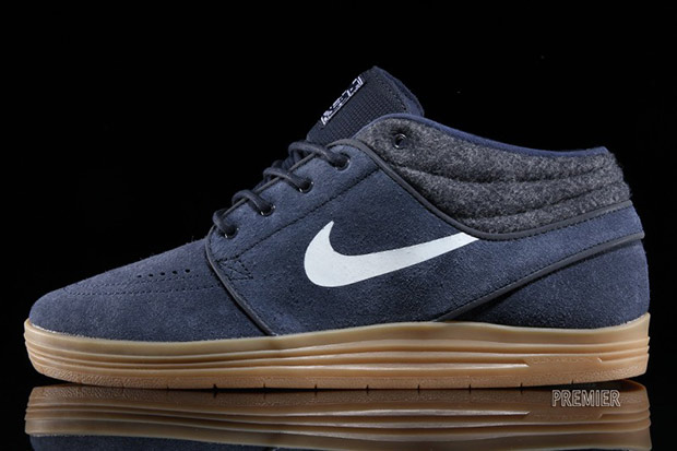 Nike Sb Lunar Janoski Mid Obsidian Gum 2