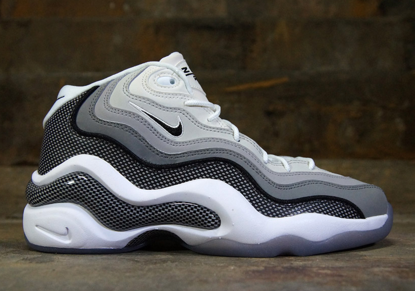 Nike Zoom Flight '96 - Metallic Silver - Black - Light Charcoal - Neutral Grey