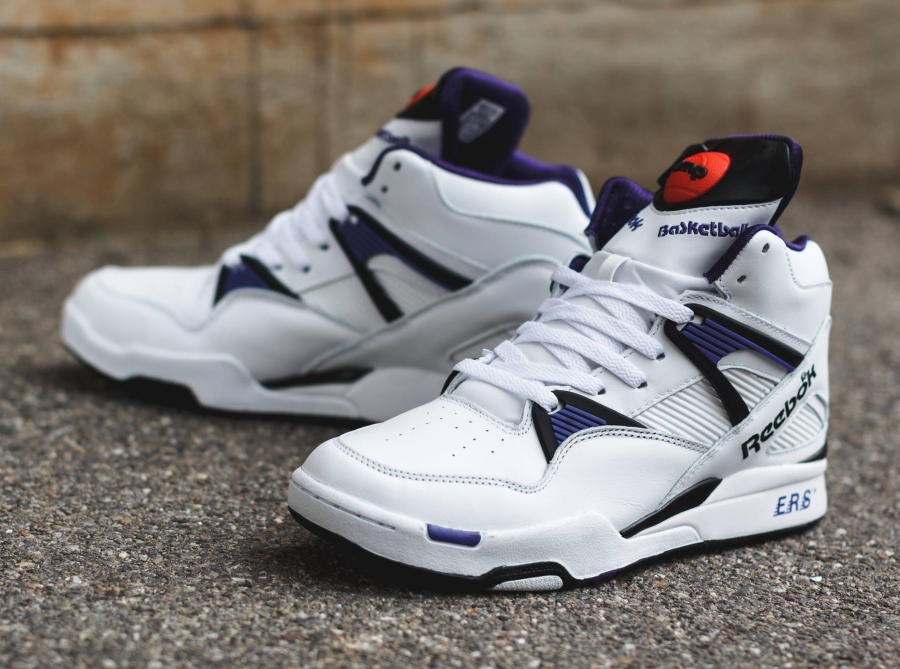 Reebok Pump Omni Zone - White - Team Purple - Black