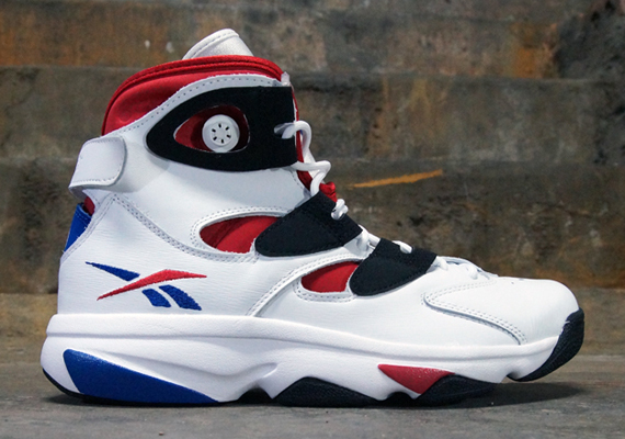 Reebok Shaq Attaq IV - White - Red - Blue