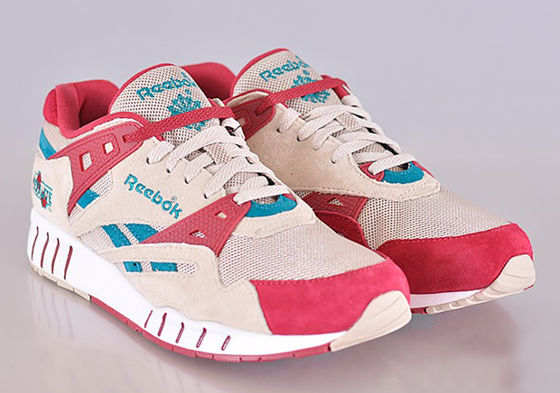 Reebok Sole Trainer Cream Pink Teal 01