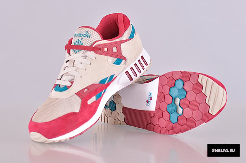 Reebok Sole Trainer Cream Pink Teal 05