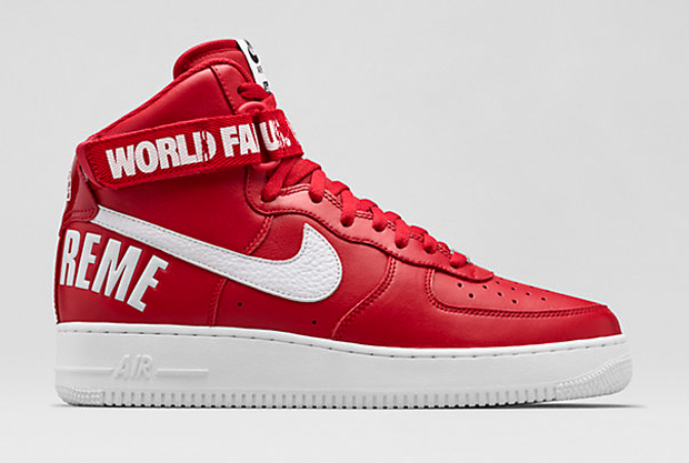 Supreme Air Force 1 Red Nikestore 1