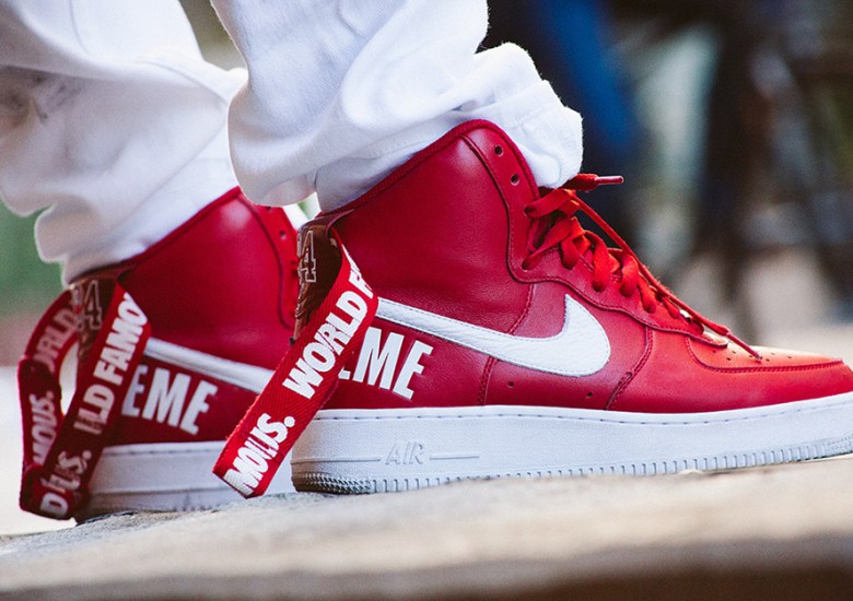 Supreme x Nike Air Force 1 High – Release Date