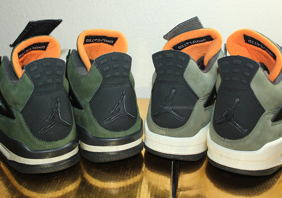 Undftd Air Jordan 4 Comparison Sample 10