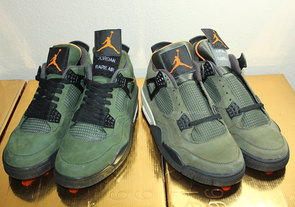 Undftd Air Jordan 4 Comparison Sample 6