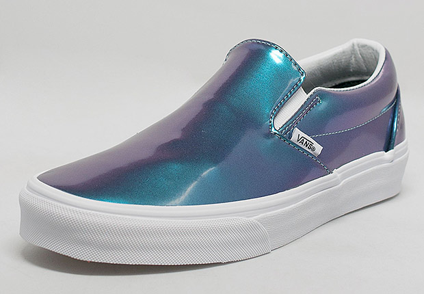 Vans Women's Slip On "Iridescent Patent"