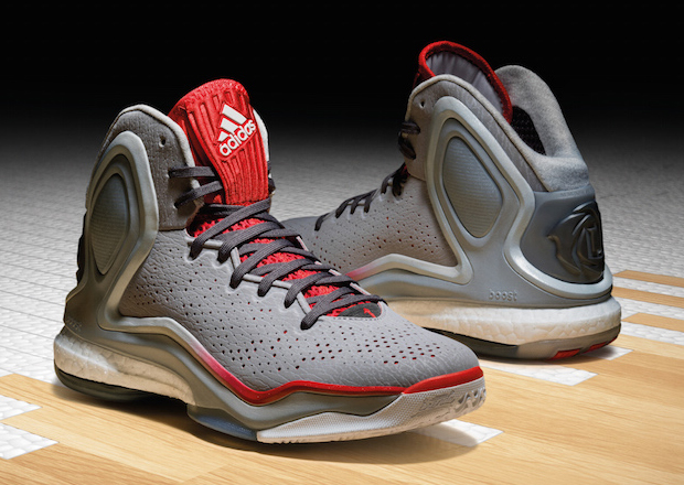 Adidas D Rose 5 Boost Home Grey