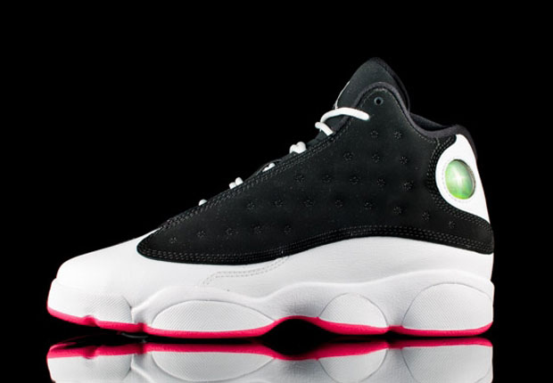 Air Jordan 13 Retro Girls - Black - Hyper Pink - White