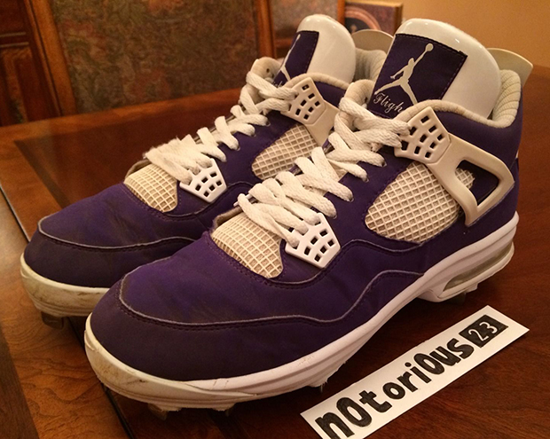 Air Jordan 4 Purple Cleats Air Max 1