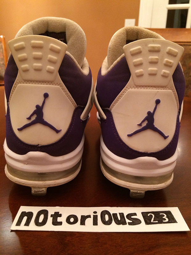 Air Jordan 4 Purple Cleats Air Max 6