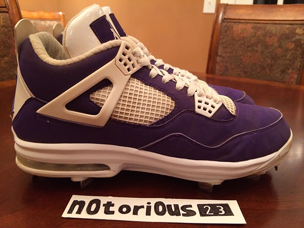 Air Jordan 4 Purple Cleats Air Max 9