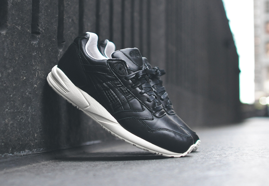 Asics Gel Black White Leather Pack 11