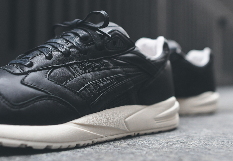 Asics Gel Black White Leather Pack 12