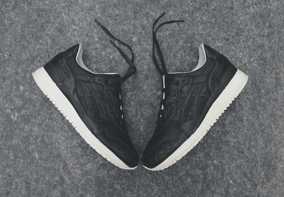 Asics Gel Black White Leather Pack 5