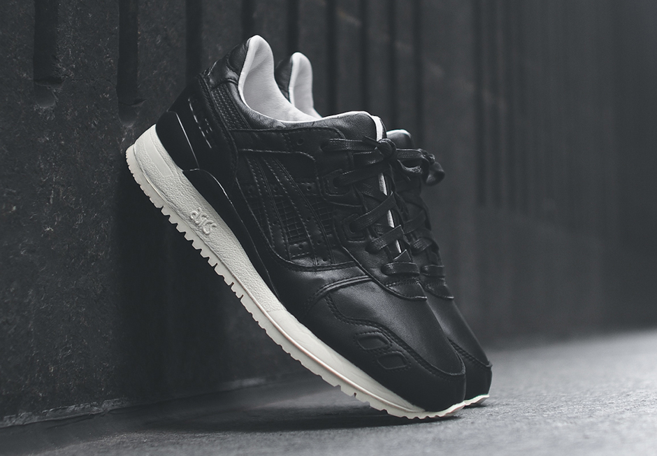 Asics Gel Black White Leather Pack 7