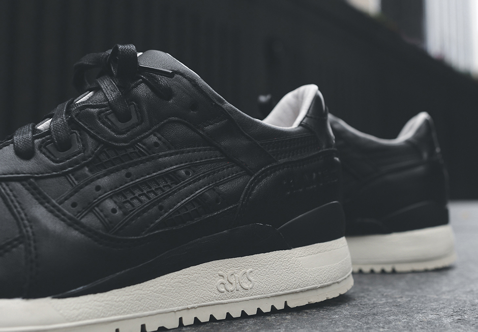 Asics Gel Black White Leather Pack 8