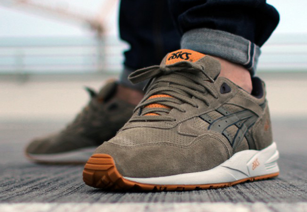 Asics Gel Saga - Light Olive - Mustard