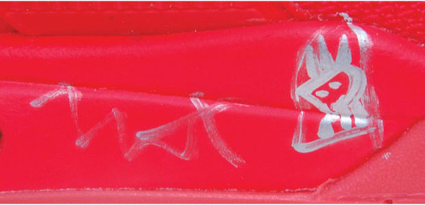 Autographed Pair Red October Air Yeezy 2 Auction 06