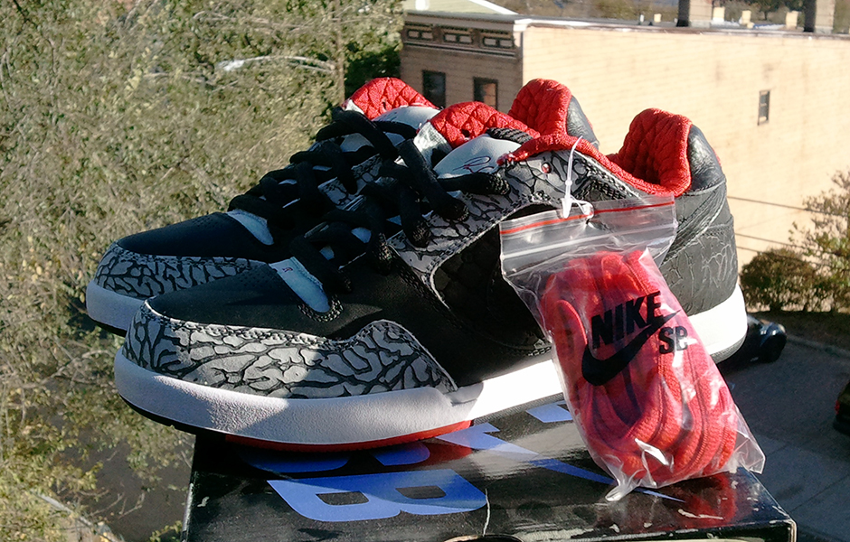 Black Cement Nike Sneakers 4