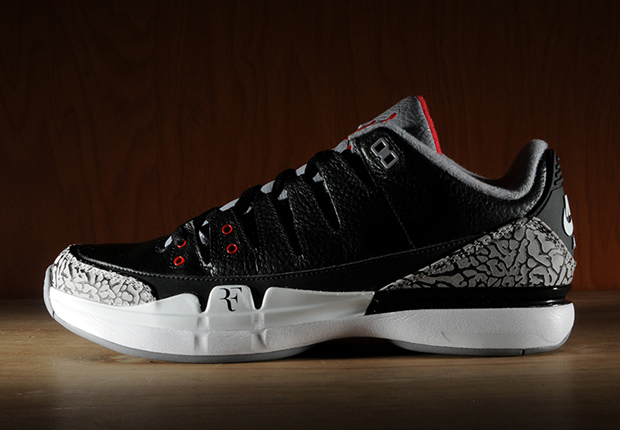 Black Cement Nike Vapor Tour Aj3 3